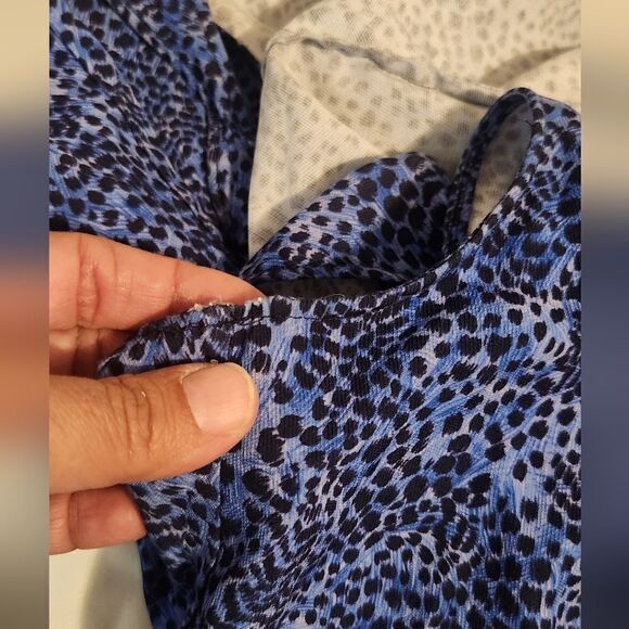 & Other Stories Wrapping Blue Mini Dress Size 4 - Picture 4 of 13